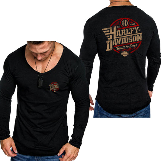 H D Build Logo Long Sleeve T Shirt