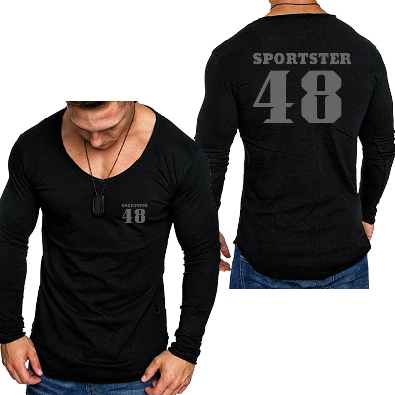 H D 48 Logo Long Sleeve T Shirt