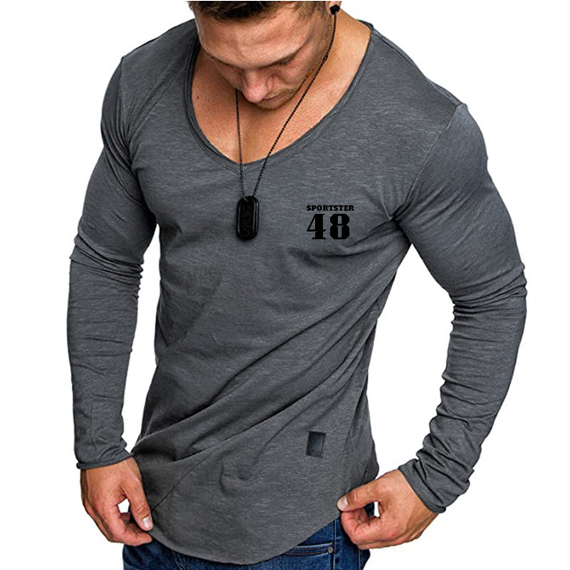 H D 48 Logo Long Sleeve T Shirt