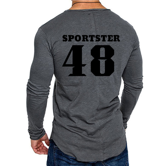 H D 48 Logo Long Sleeve T Shirt