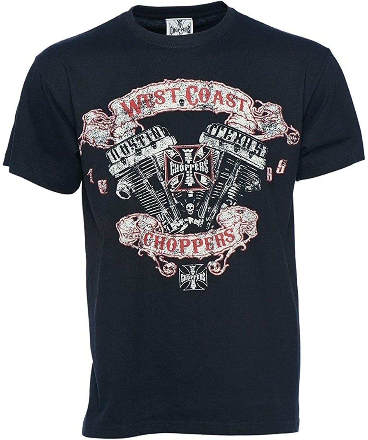 Black West Coast Choppers Cotton T-Shirt