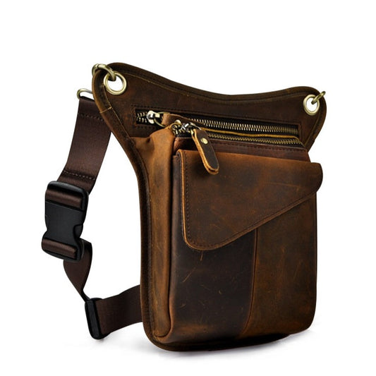 Genuine Leather Classic Multi-function Leg Bag