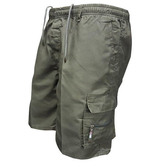 Camo Cargo Cotton Shorts