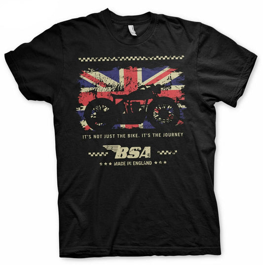 Black BSA Motorcycles Cotton T-shirt