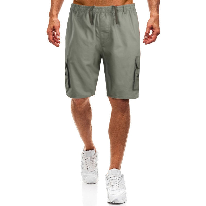 Camo Cargo Cotton Shorts