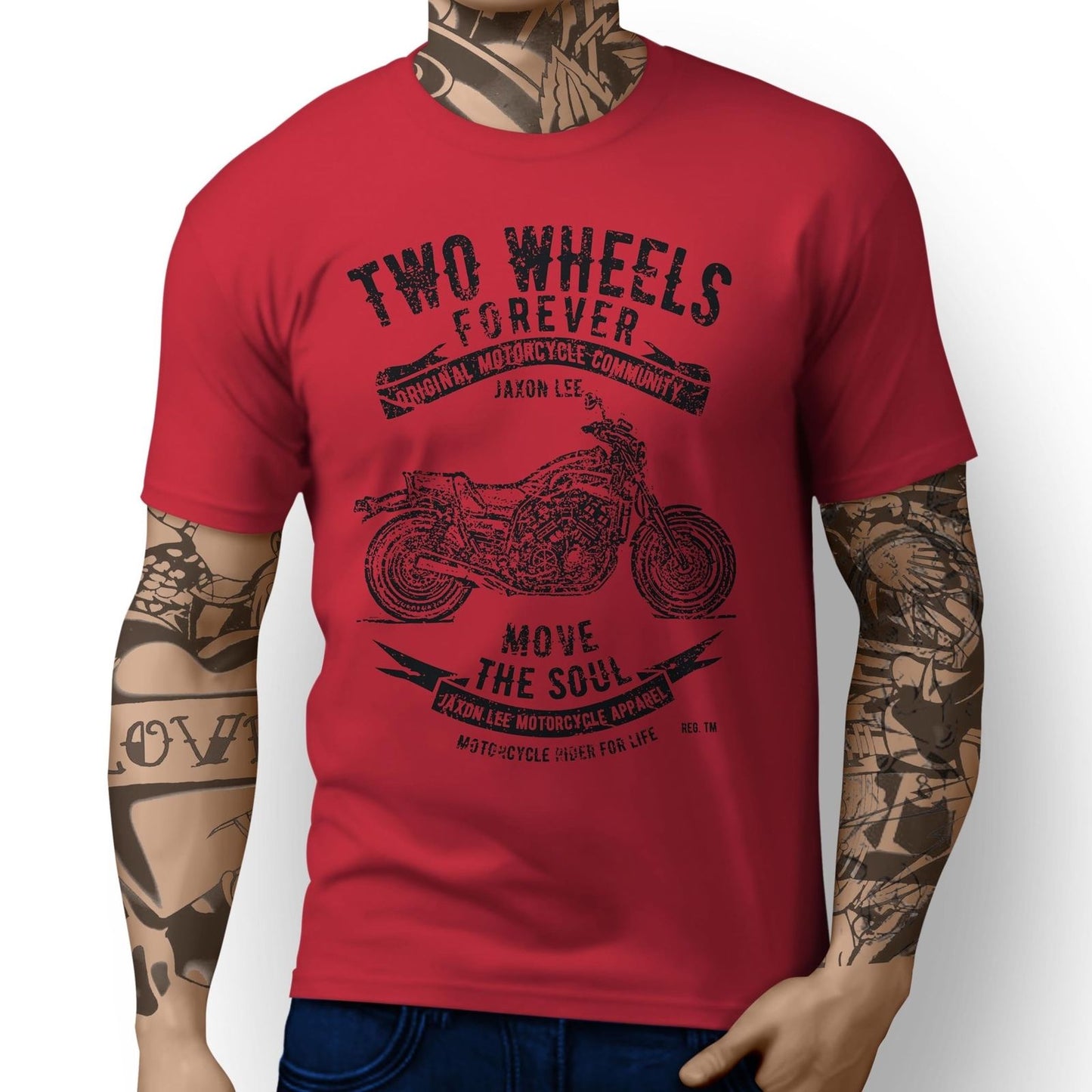 Two Wheels Forever Cotton T Shirt