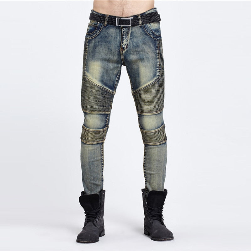 Motorcycle Riders Stylish Denim Jeans