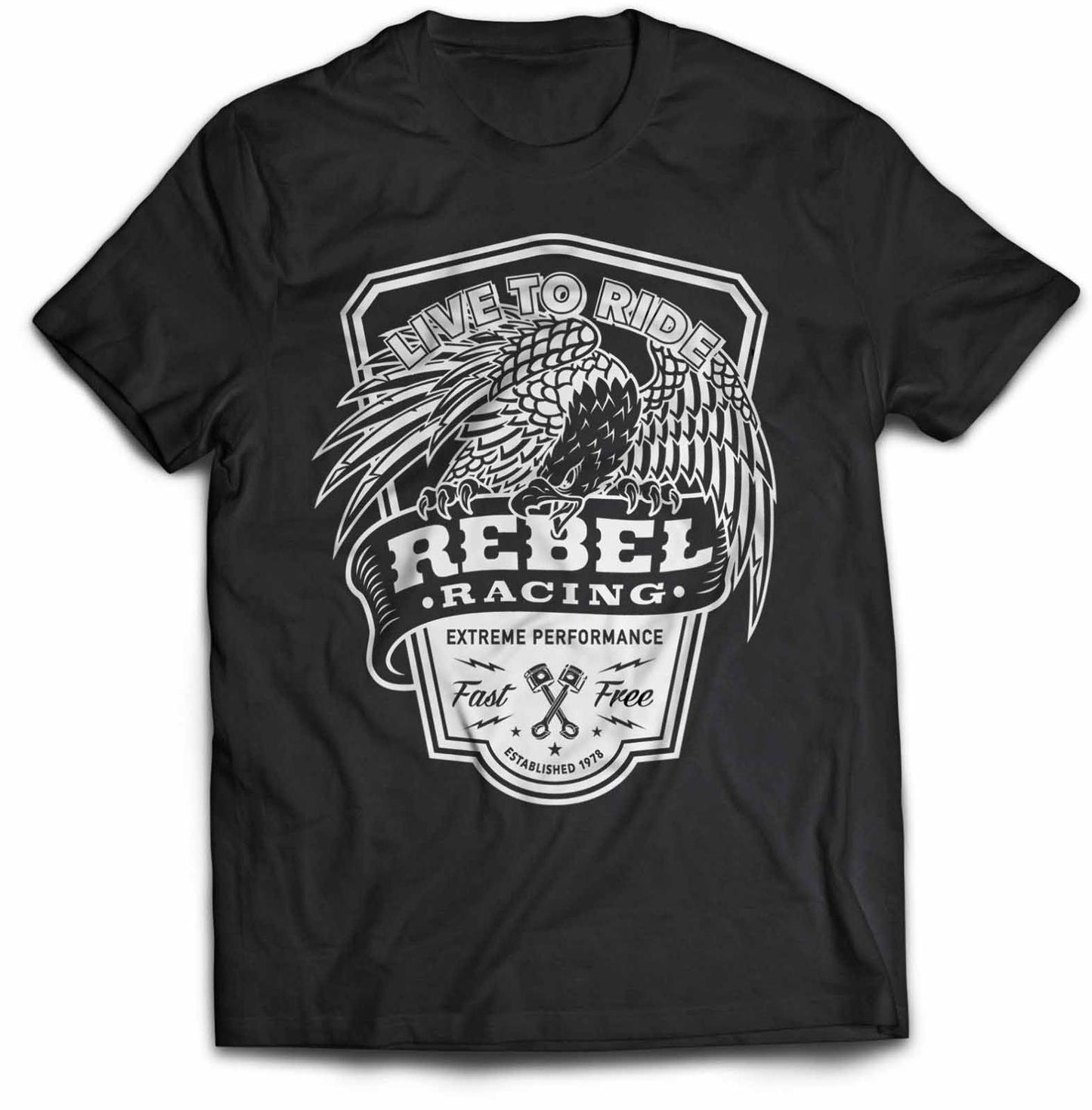 Black Rebel Biker T-Shirt