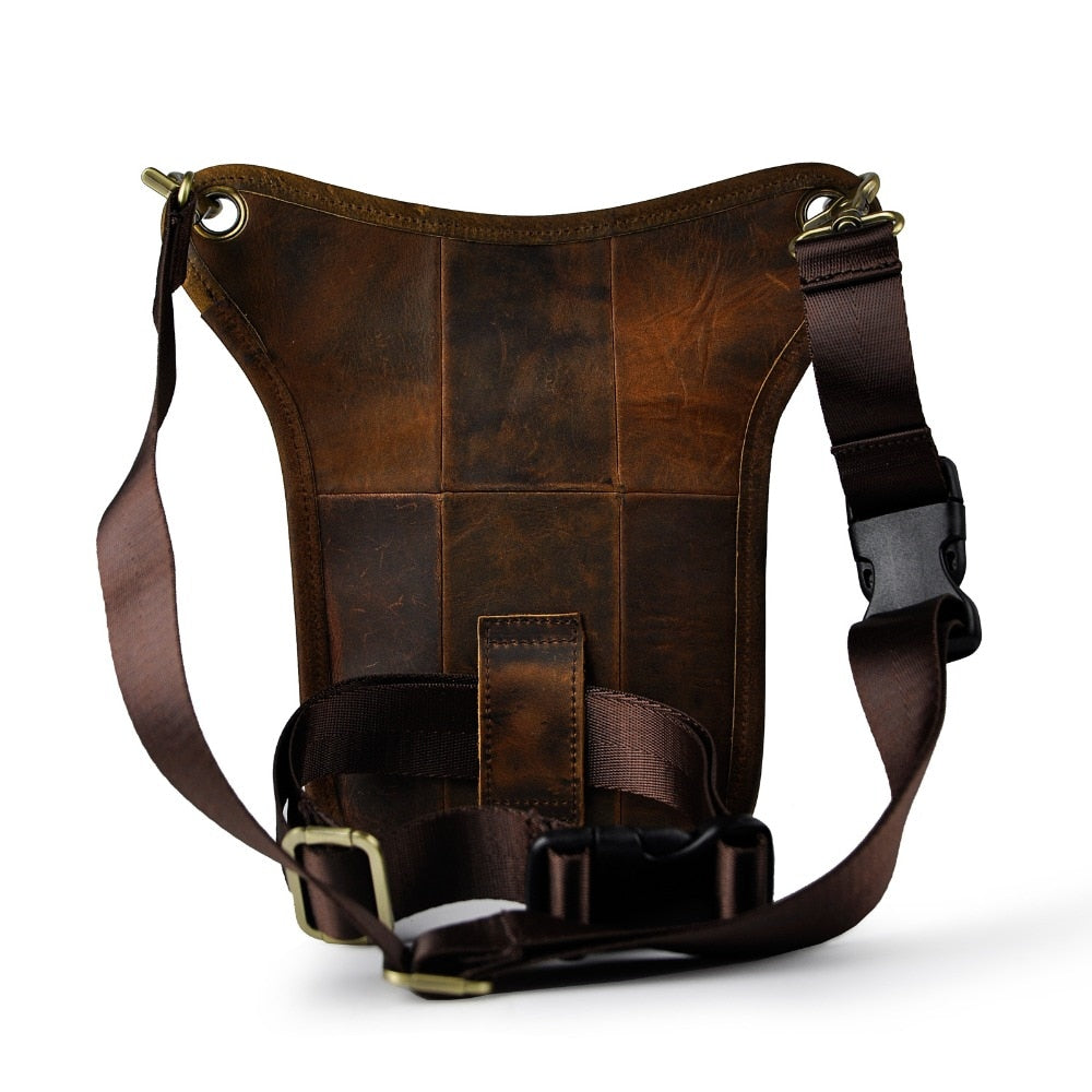 Genuine Leather Classic Multi-function Leg Bag