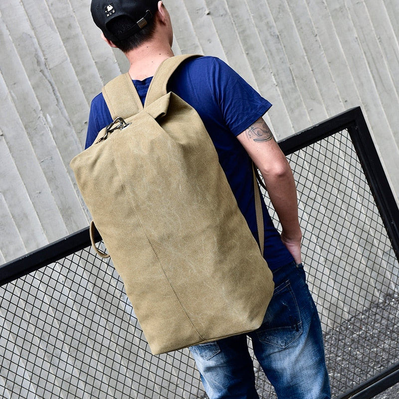 Large Capacity Canvas Backpack