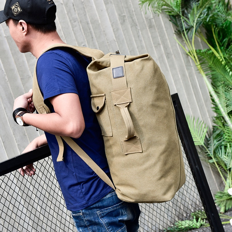 Large Capacity Canvas Backpack