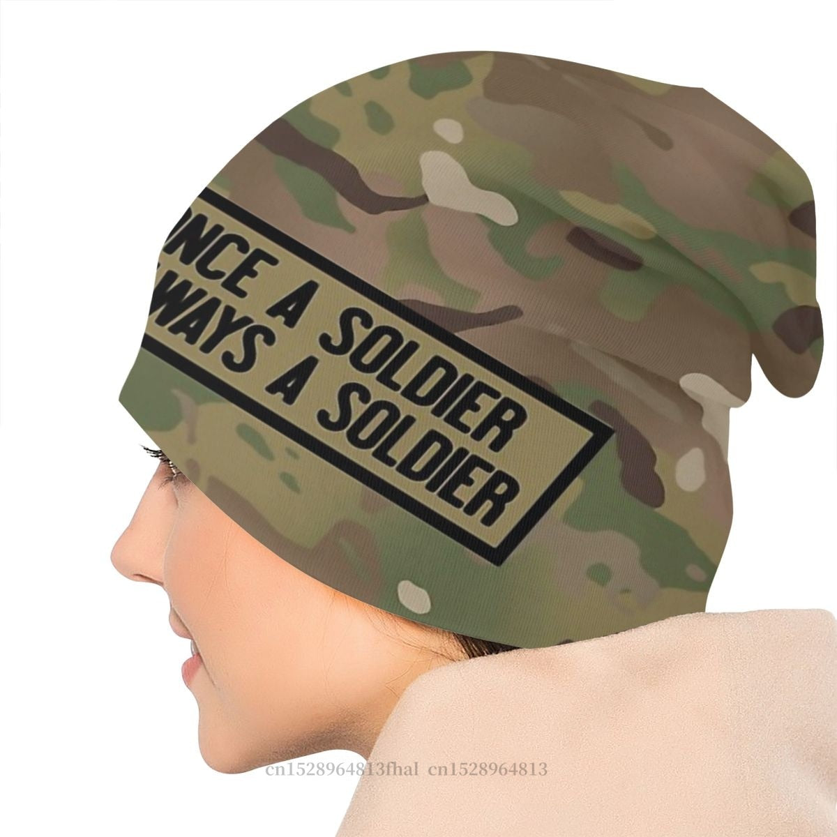 Always A Soldier Camouflage Army Beanies