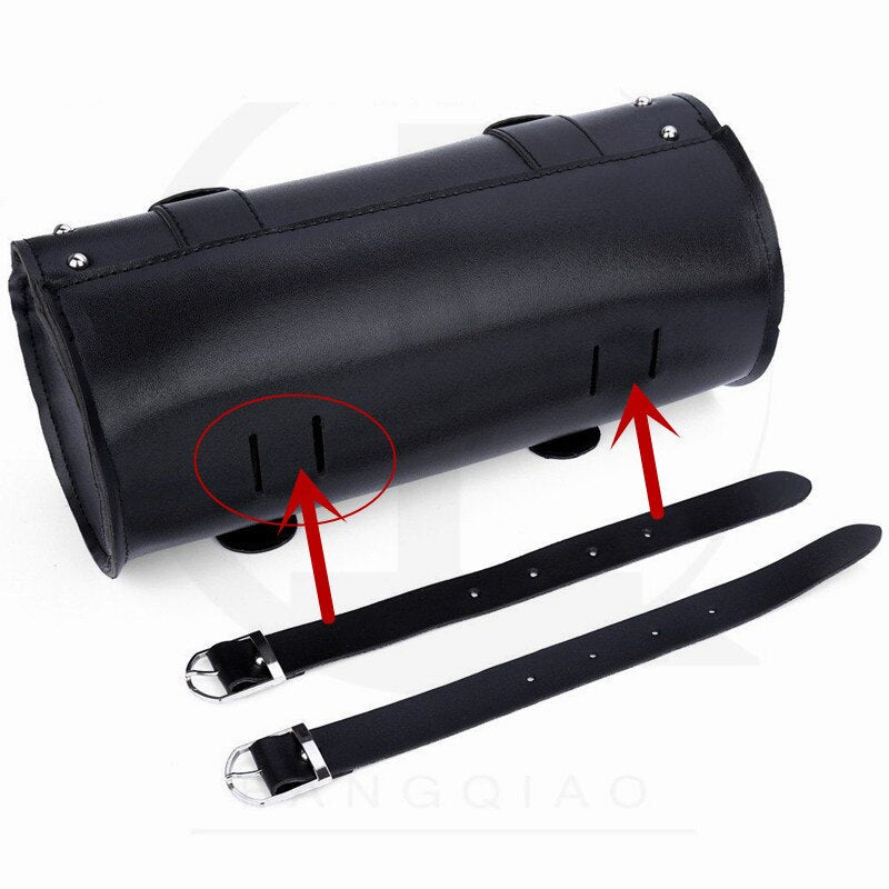 Motorcycle Fork PU Leather Tail Bag
