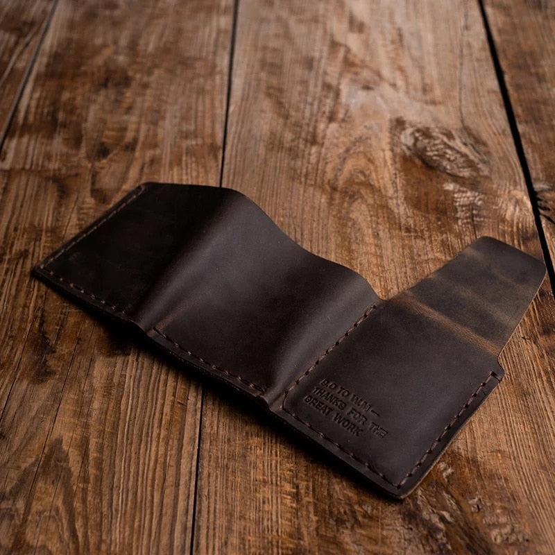 Handmade Vintage Genuine Leather Wallet