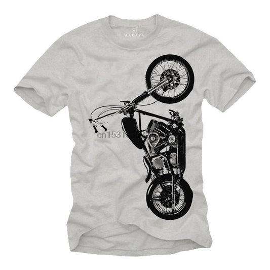 Vintage Bobber Motorcycle T Shirt