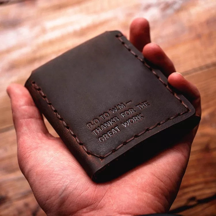 Handmade Vintage Genuine Leather Wallet