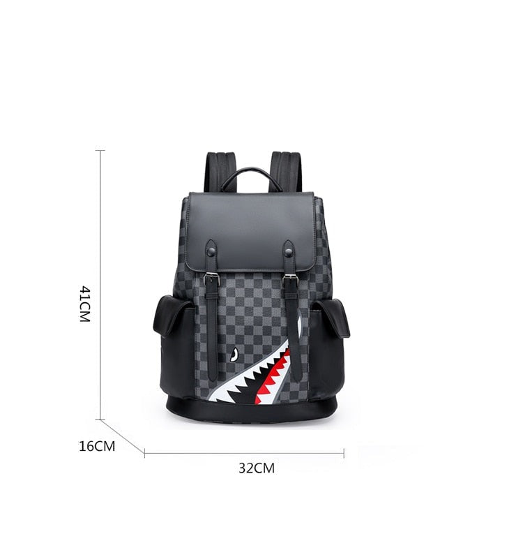 High Quality Waterproof Leather Backpack