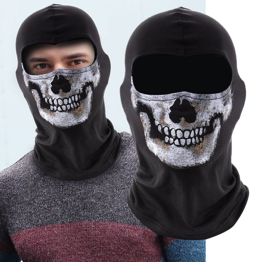 Motorcycles Skull Windproof Full Face Cover Bandana