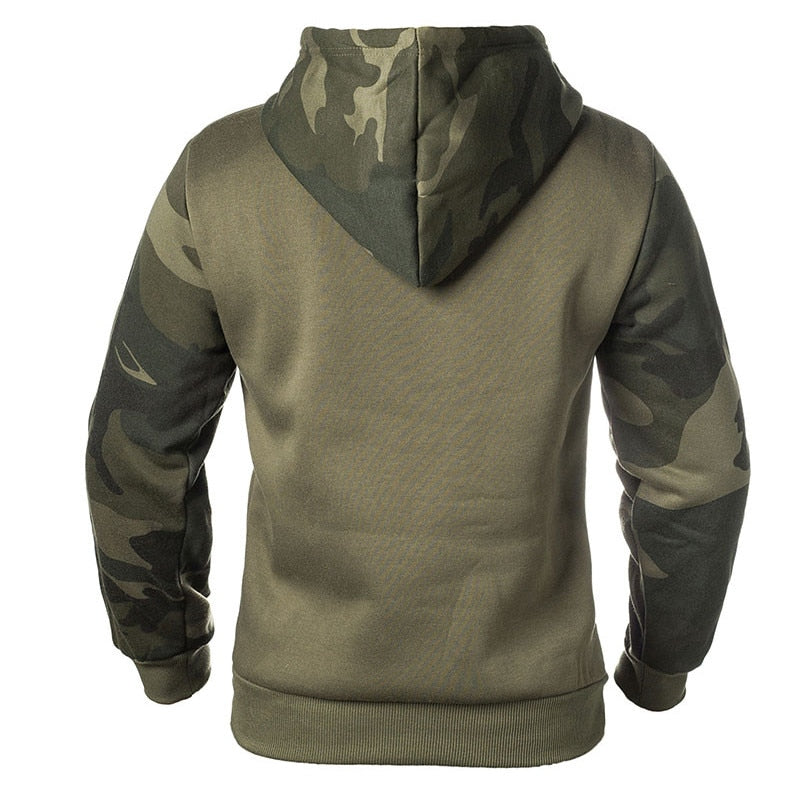 Camouflage Pullover Cotton Hoodie