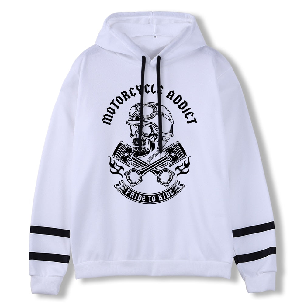 Motorcycle Addict Pride To Ride Hoodie