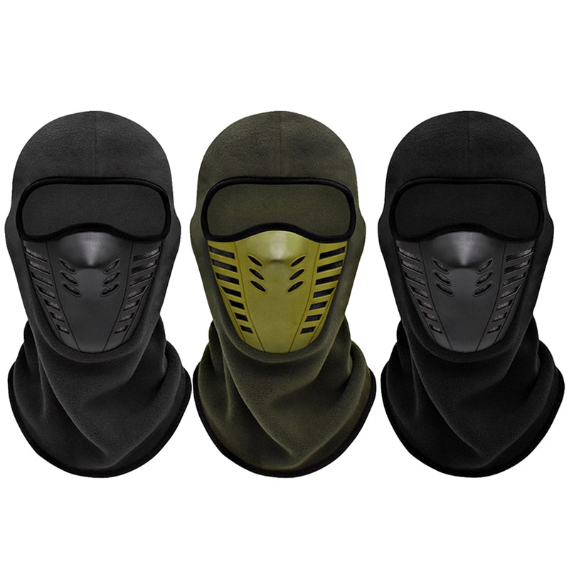 IRELIA Winter Windproof Fleece Ski Mask Balaclava Headwear Motorcycle  Thermal Face Mask Bandanas