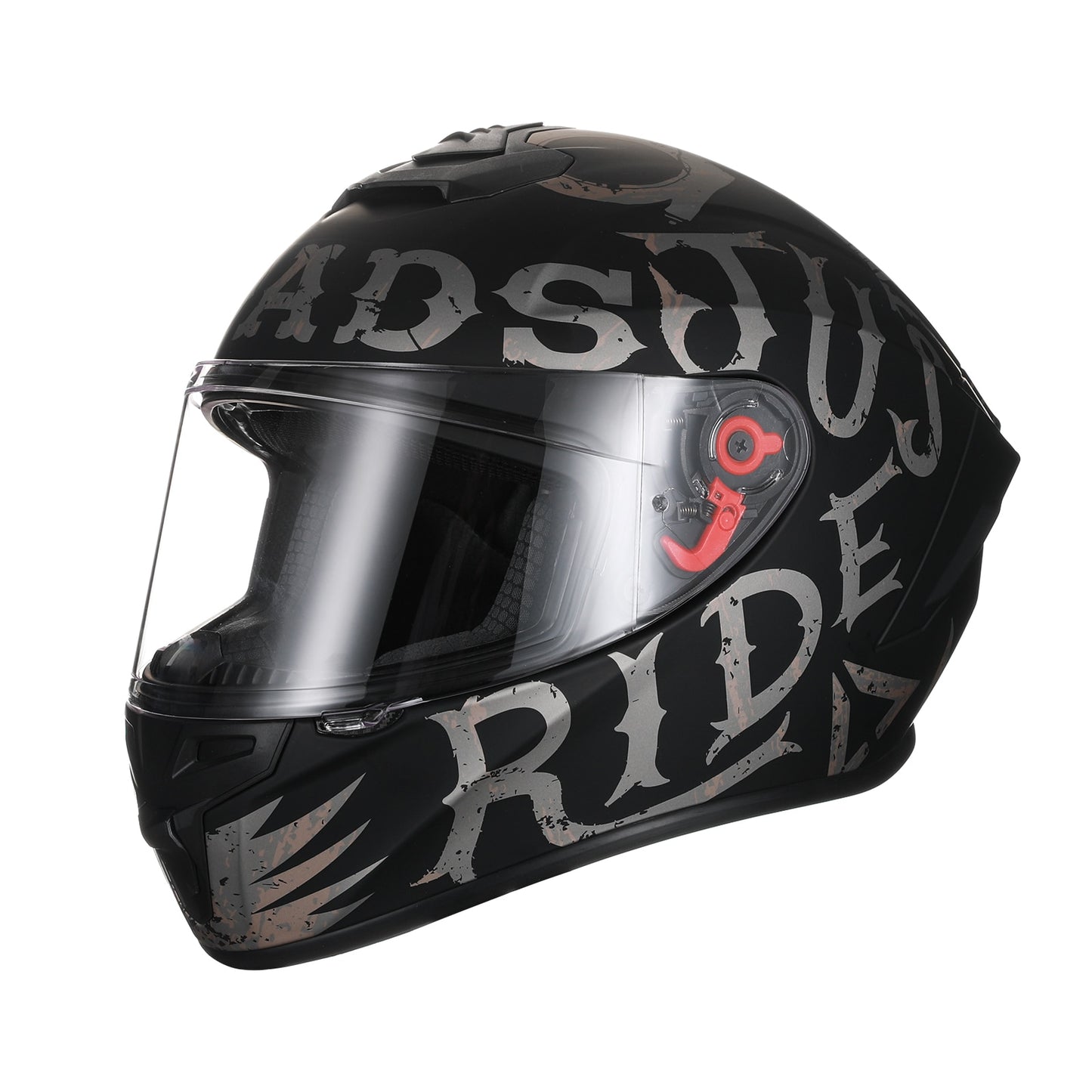 Full Face Racing Ride Printed Motorcycle Helmet