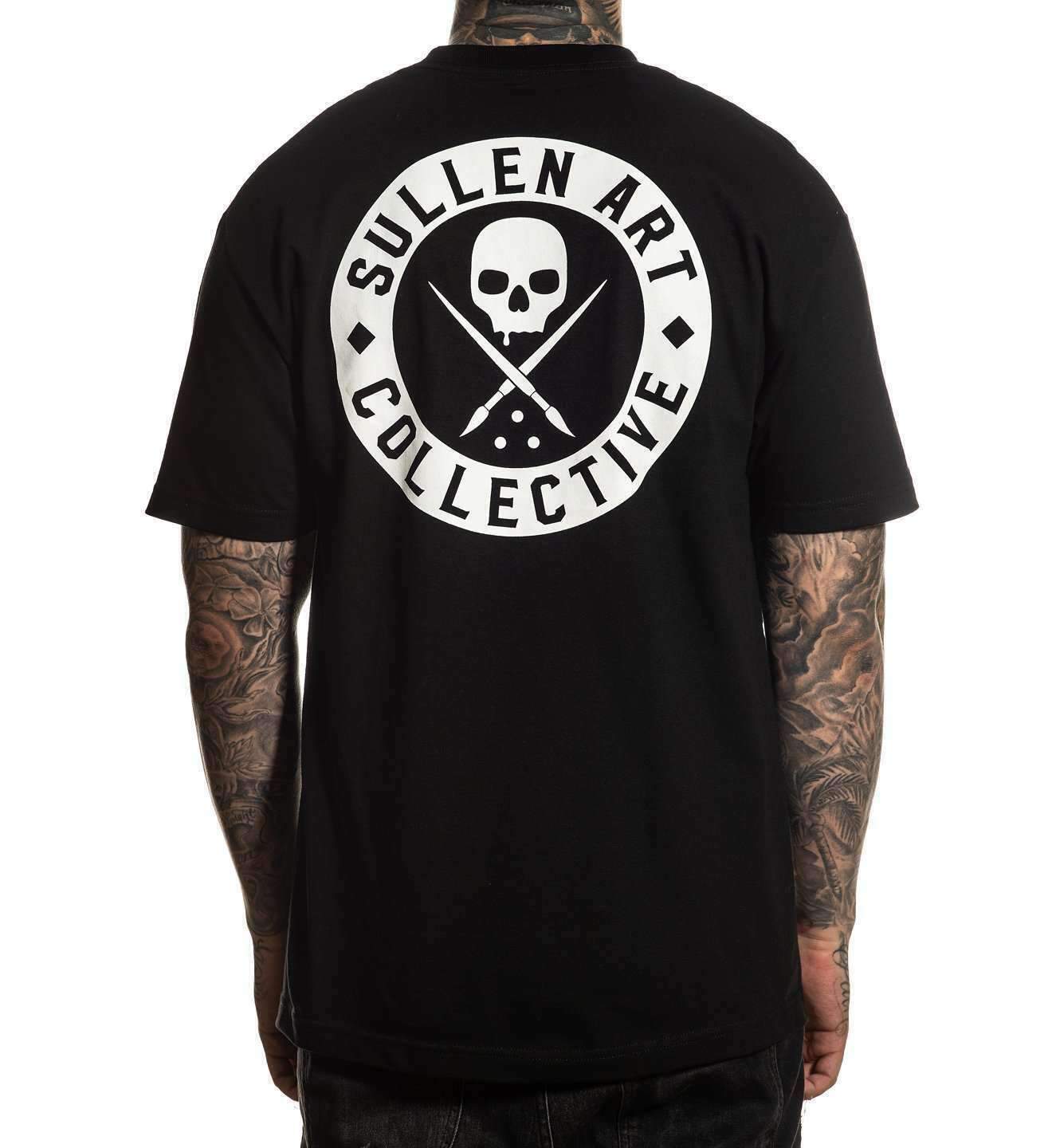 Sullen Art Collective Classic Logo Black T Shirt