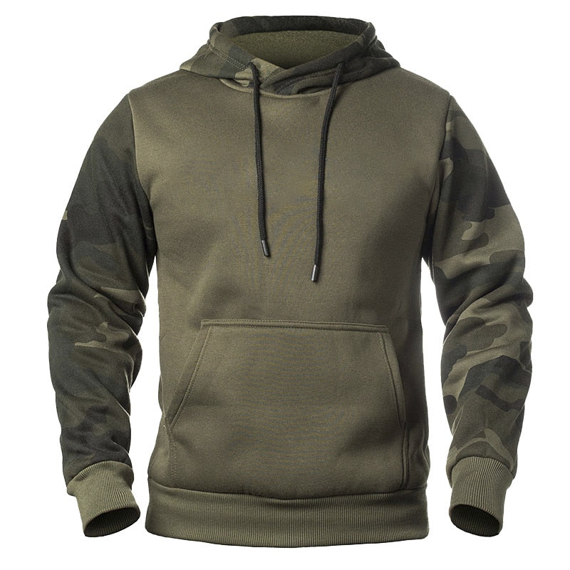 Camouflage Pullover Cotton Hoodie