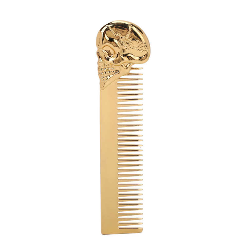 Zinc Alloy Skull Pattern Hair Styling Comb