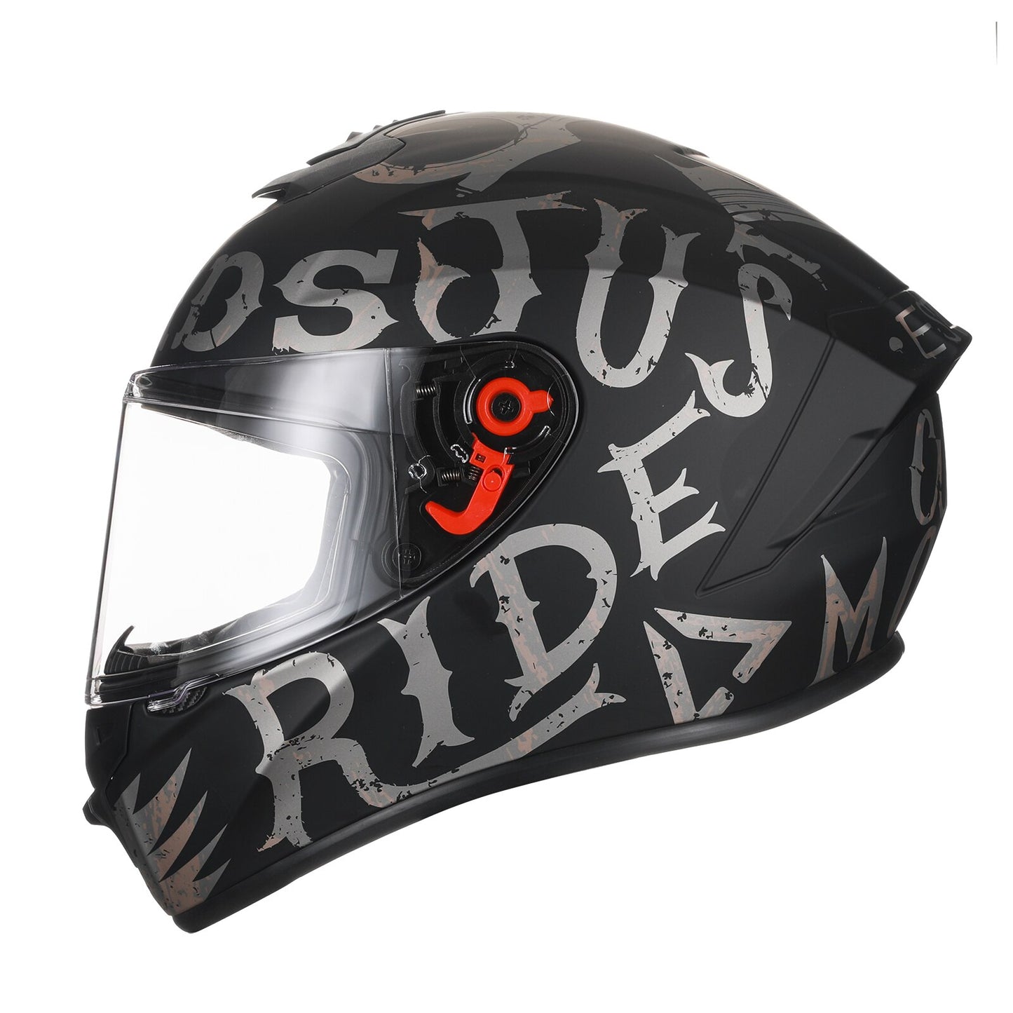 Full Face Racing Ride Printed Motorcycle Helmet