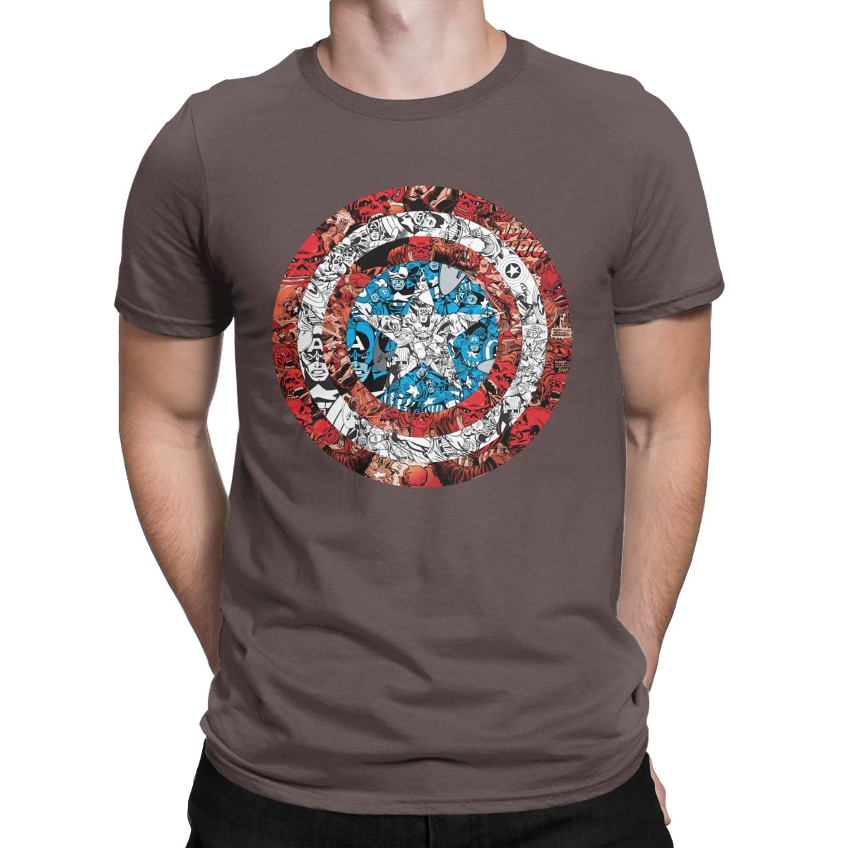 Marvel Captain America Comic Shield T Shirt