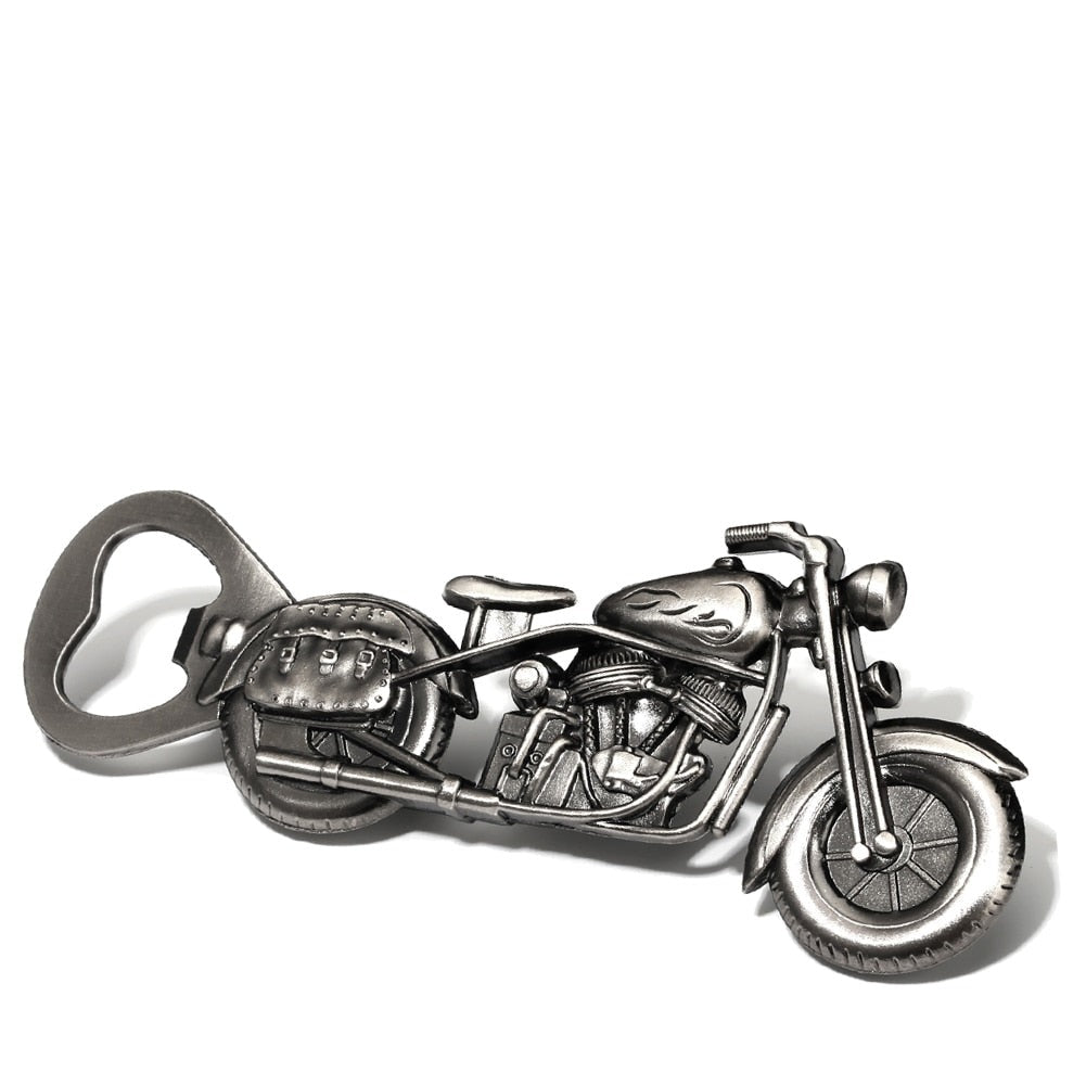 Bronze Motorcycle Shape Beer Bottle Opener