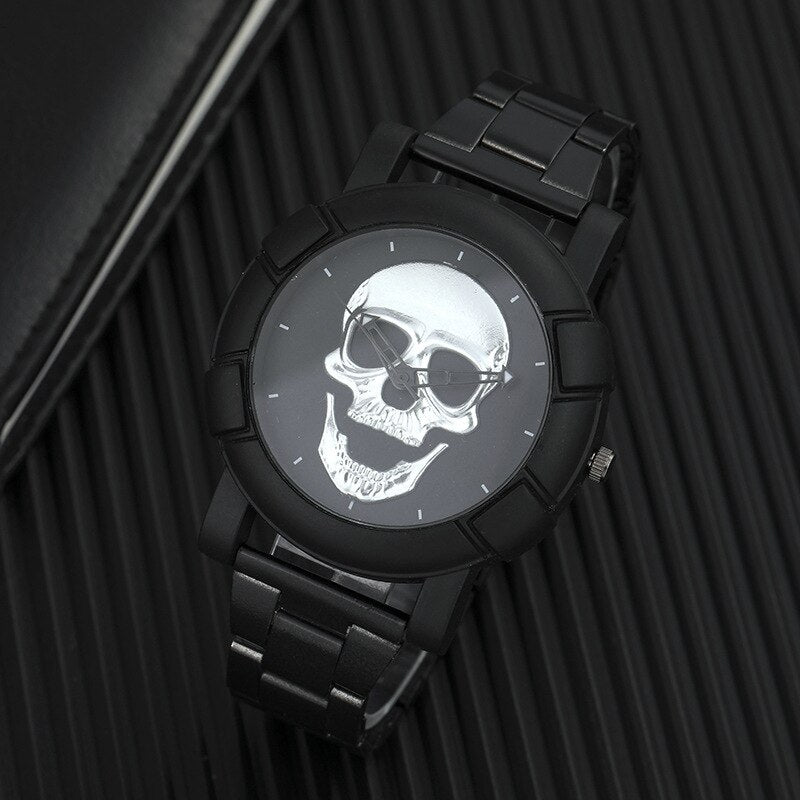 Skull 3D Ghost Series Large Cool Dial Designer Quartz Watches