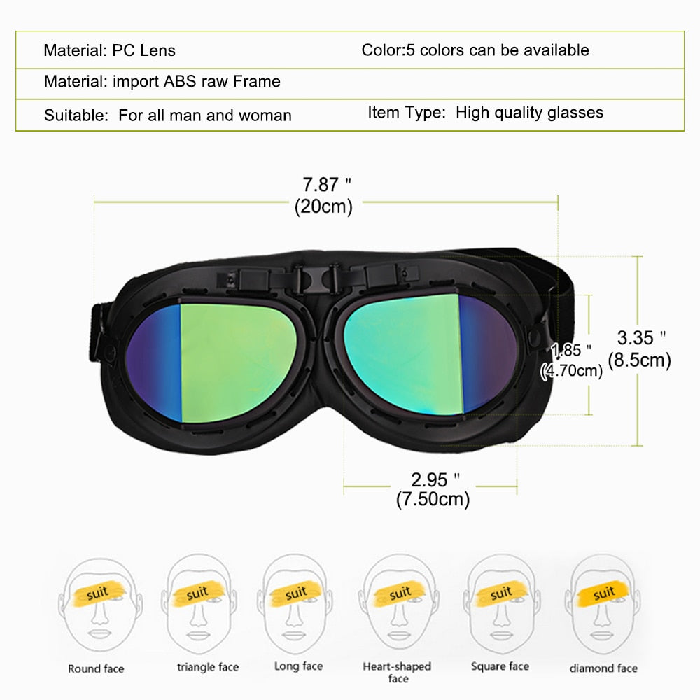 Windproof Motorcycles Glasses