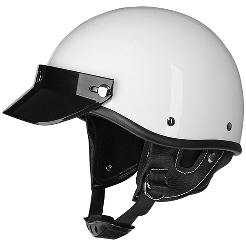 Half Face Retro German Style Motorcycle Helmet