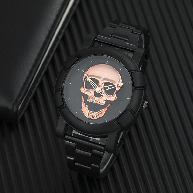 Skull 3D Ghost Series Large Cool Dial Designer Quartz Watches