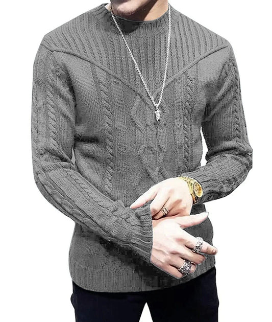 O-neck Long sleeve Knitted Casual Cardigan