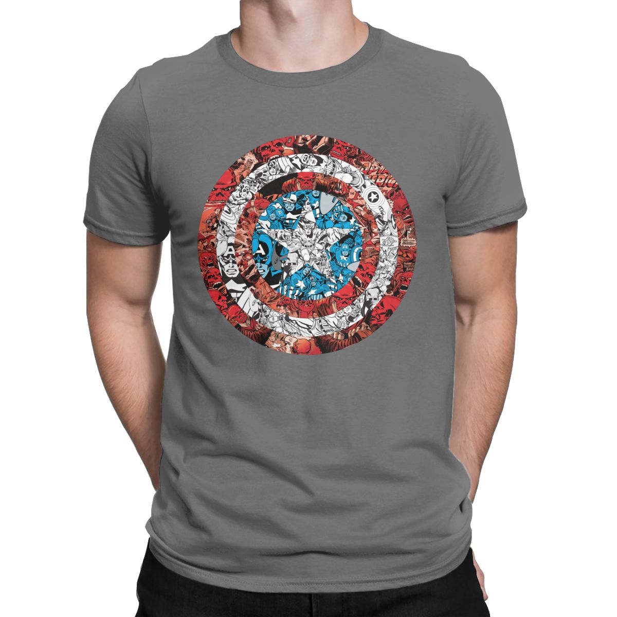 Marvel Captain America Comic Shield T Shirt