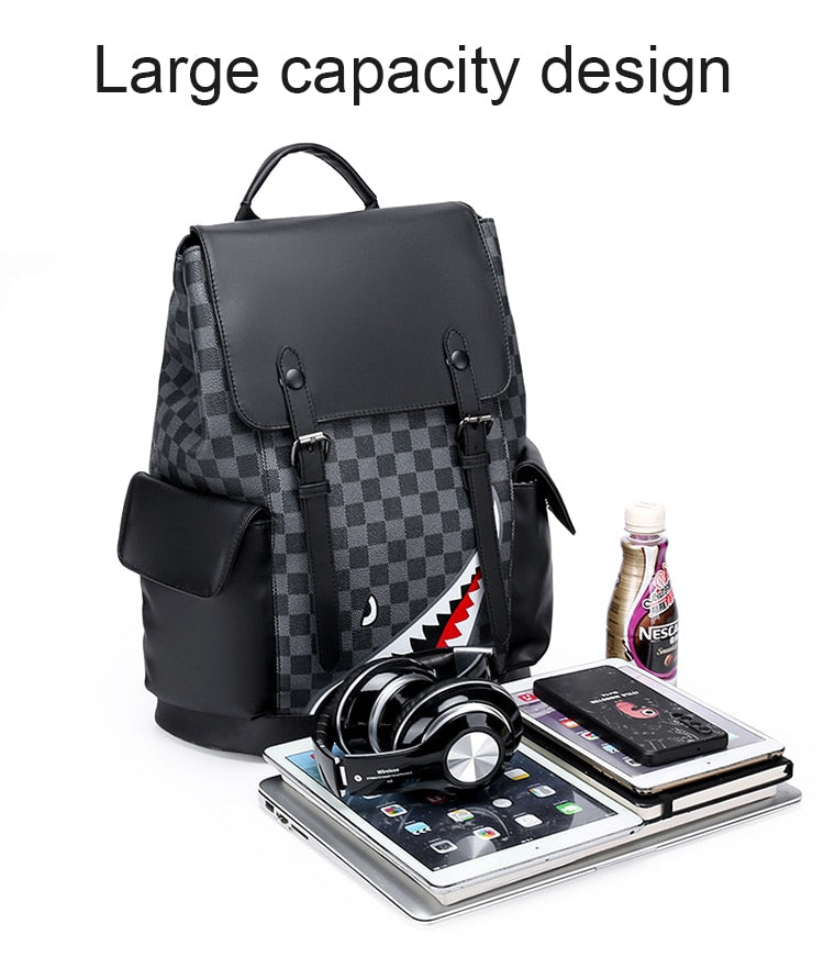 High Quality Waterproof Leather Backpack