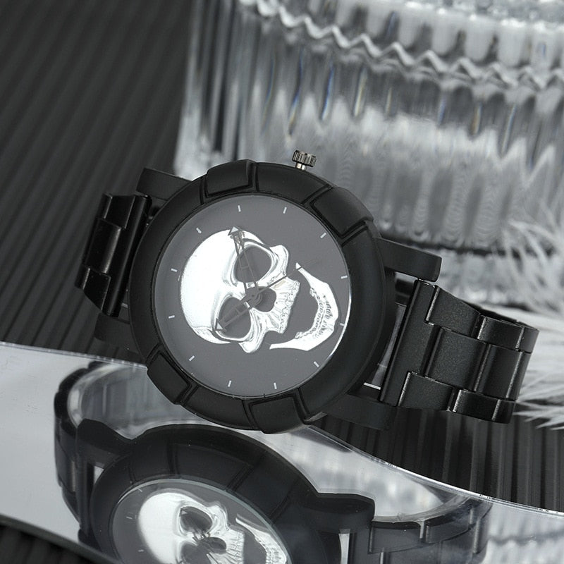 Skull 3D Ghost Series Large Cool Dial Designer Quartz Watches