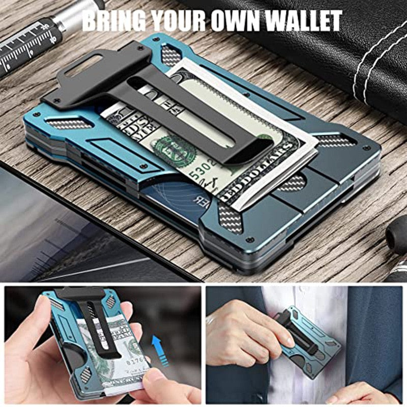 Outdoor Card Holder Smart Metal Wallet