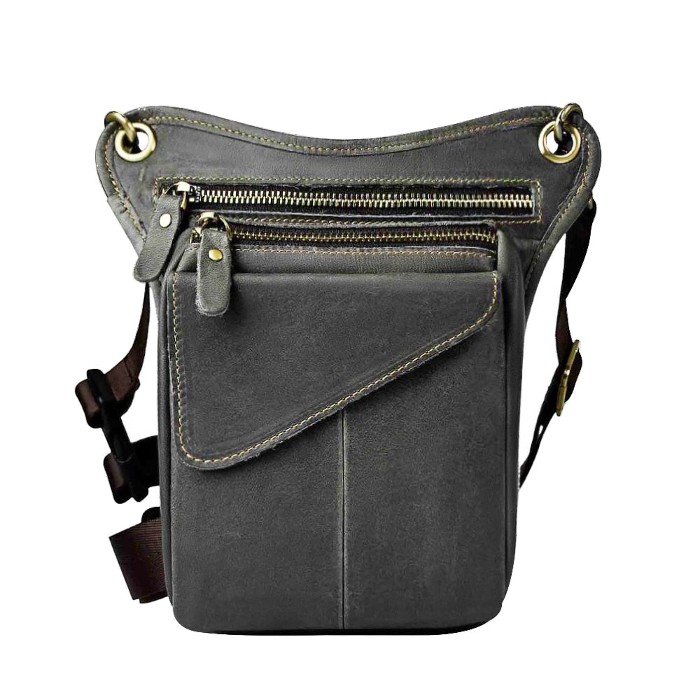 Genuine Leather Classic Multi-function Leg Bag