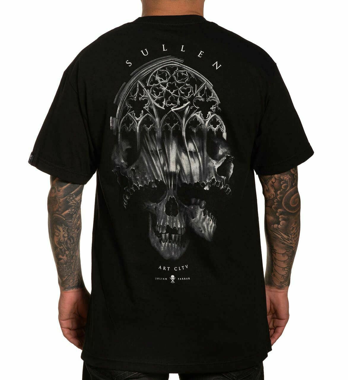 Black Tattoo Skulls Street Wear T-Shirt