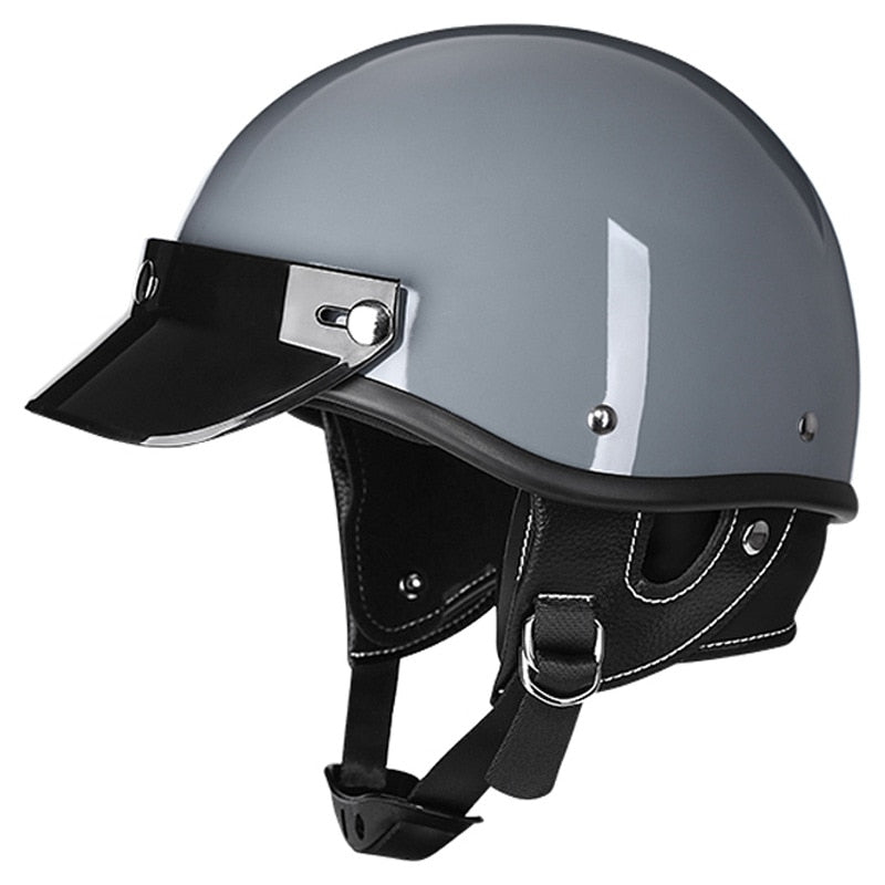 Half Face Retro German Style Motorcycle Helmet