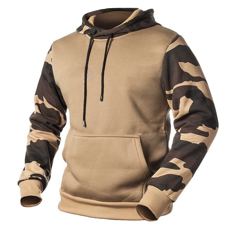 Camouflage Pullover Cotton Hoodie