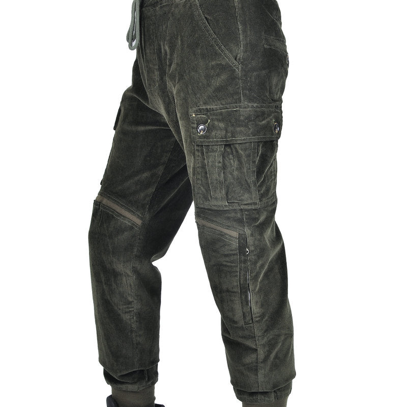 Corduroy Motorcycle Protective Armour Pant