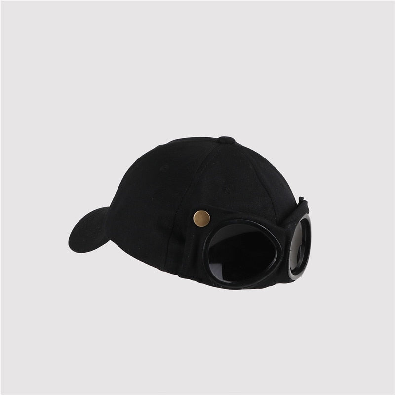 Aviator Personality Glasses Baseball Cap