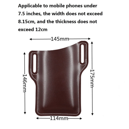 Phone Case Loop Holster Belt Waist Leather Bag