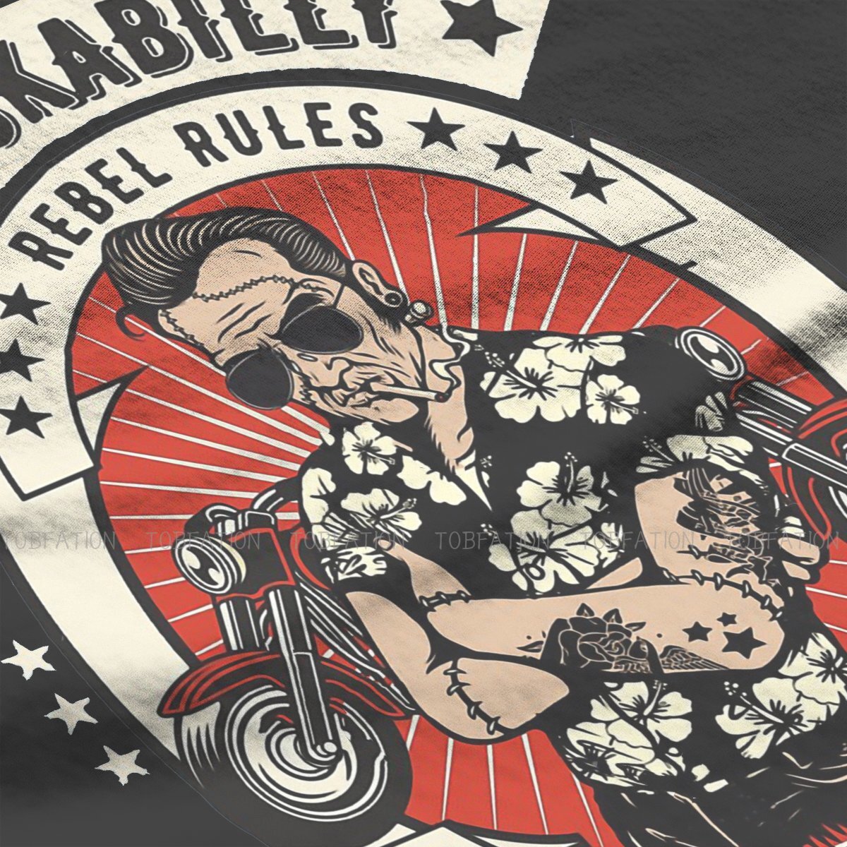 Vintage Bikers Rock and Roll  T Shirt