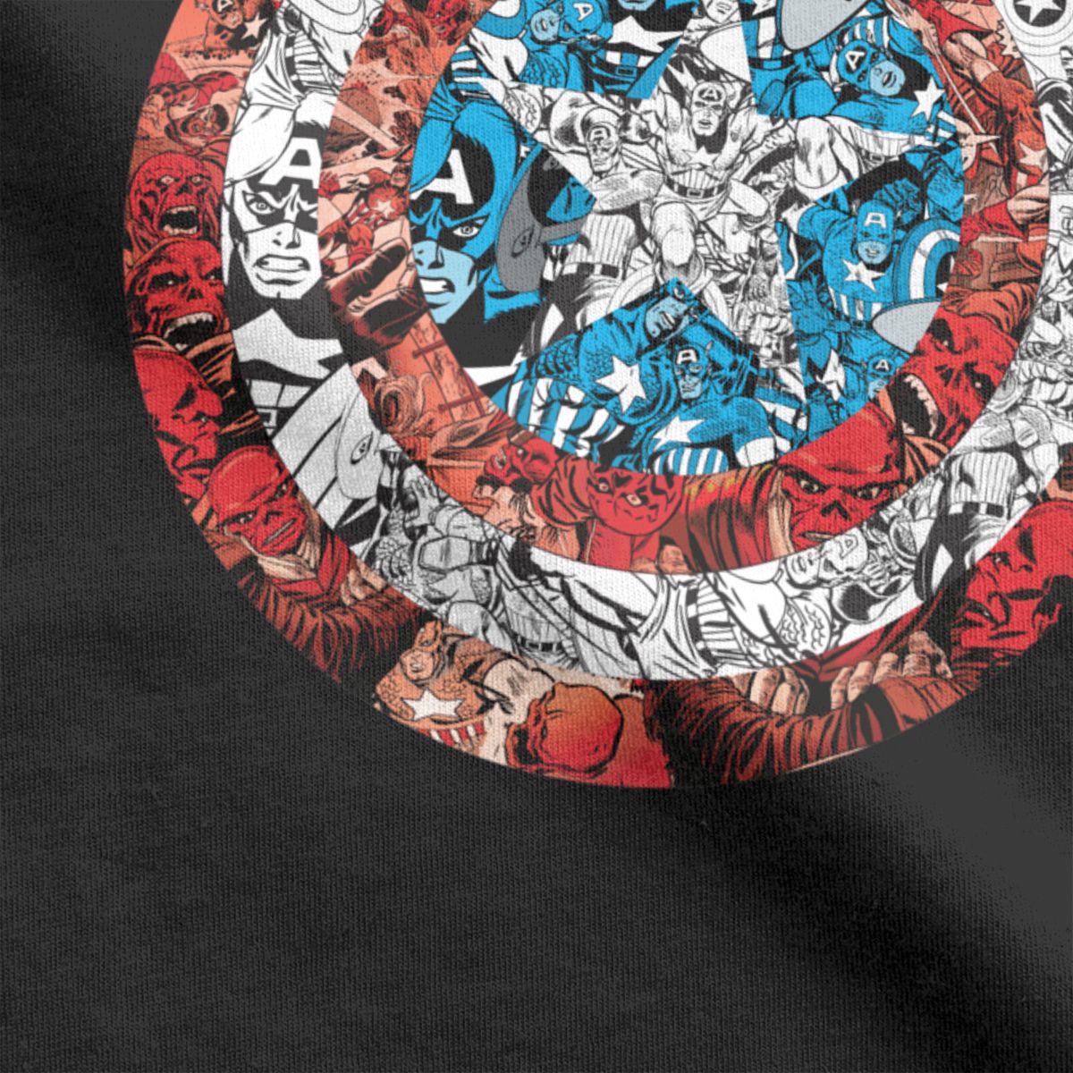 Marvel Captain America Comic Shield T Shirt